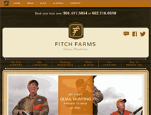 Tablet Screenshot of fitchfarms.com